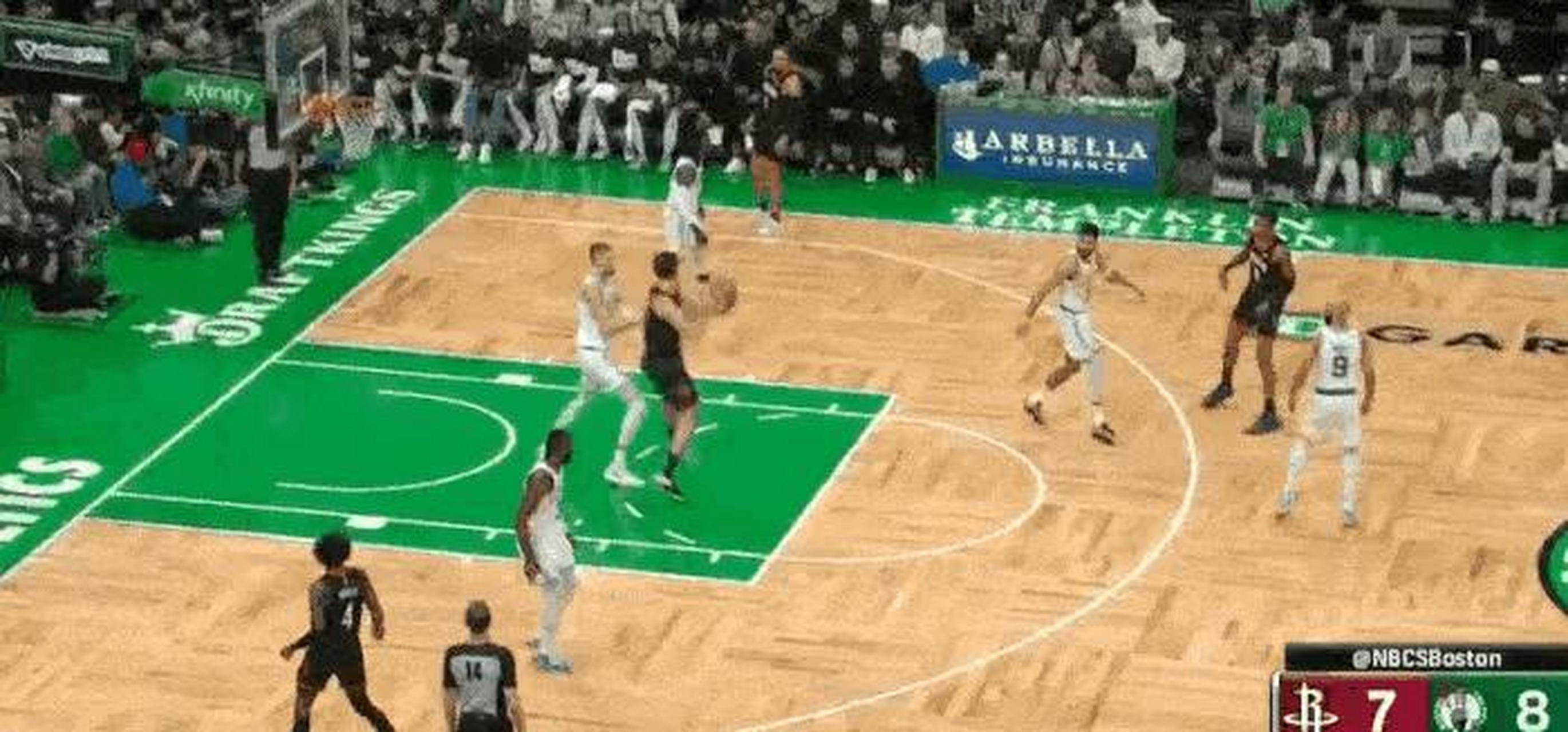 四川队鏖战火箭，塔图姆统治全场