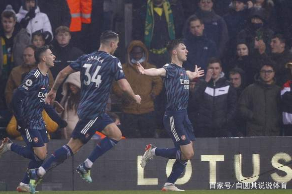 阿森纳客场逼平诺里奇，客场战绩继续疲软